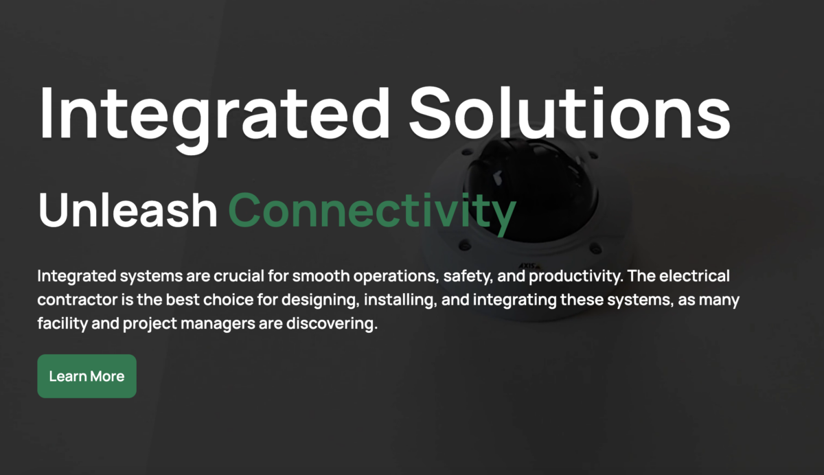 Check Out Our New Integrated Solutions Webpage!